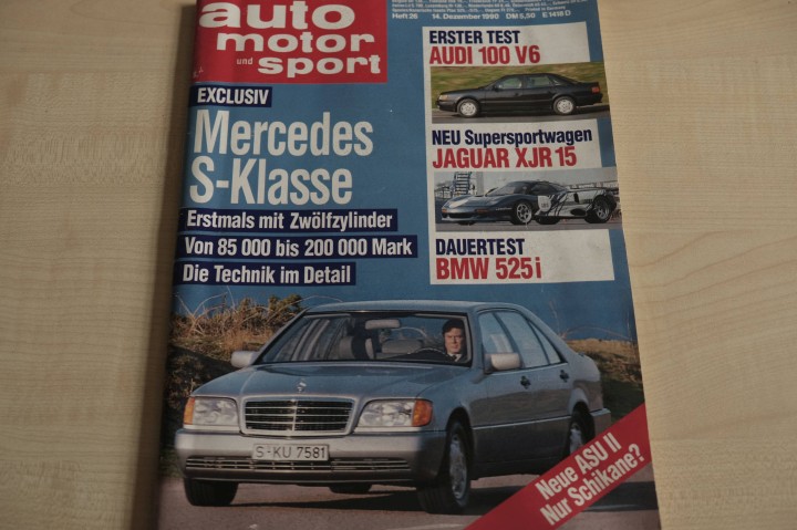 Deckblatt Auto Motor und Sport (26/1990)
